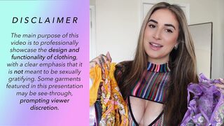 4K TRANSPARENT Lingerie TRY ON with Mirror View