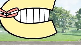 Alphabet Lore vs Cars in BeamNG.Drive #shorts