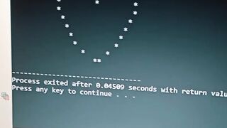 Heart shap design in C++ programming