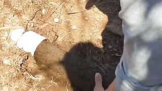 Cleaning water pipe from sticky stuff
