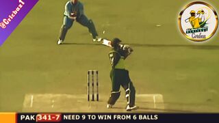 Pakistan need 14 runs from 11 balls against india - THRILLING FINISH - PAK V IND 2004
