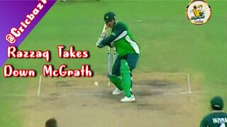 Razzaq Takes Down McGrath Five Times in a Row
