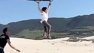 Kid Flying Away With a Wing ????????????