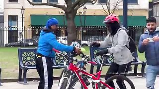 Prank video of a joker