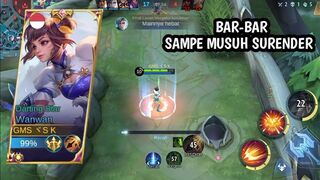 WANWAN GOLD LANE || GAMEPLAY WANWAN TERBARU || BUILD WANWAN TERSAKIT - MOBILE LEGENDS