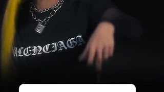 Cardi B freestyle in full Balenciaga outfit????