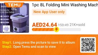 Folding Mini Washing Machine
