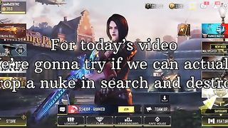 Can you actually drop a NUKE in Search and Destroy