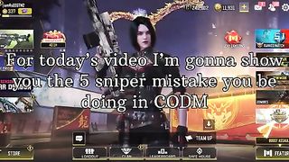 5 Sniper Mistakes That You Need To Stop Doing in CODM (Tips _ Tricks)