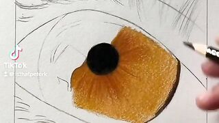 Realistic Eye Drawing ???? | #shorts