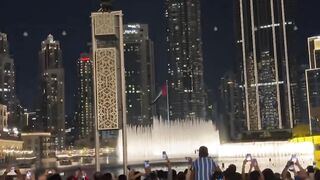 Water dancing in Dubai Burj khalifa|water dancing view|Burj khalifa water dancing|water dancing night view