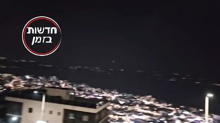 Media Zionis melaporkan bahwa 40-60 roket diluncurkan