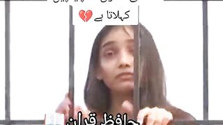 Afiya sadiqi heart's so sad video from message for Muslims