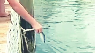 Very enjoyable fishing by children