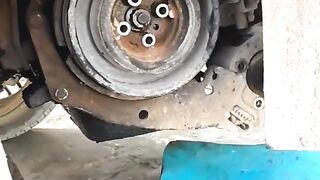 calage (mise au point ) محرك ديزل من أجل Golf3 - تركيب كاتينة محرك جولف .