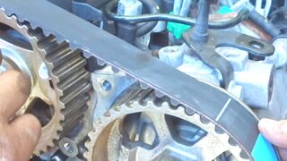 محرك توزيع كالج رينو 1.5 dci . Le calage moteur1.5 dci, aussi appelé calage de distribution