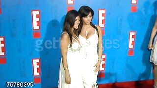 E! Entertainment Televisions Summer Splash Event Kourtney Jenner and Kimberly