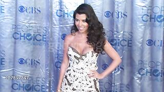 Kourtney Kardashian at the 2011 People's Choice Awards - Arrivals at Los Angeles CA. (Footage by WireImage Video