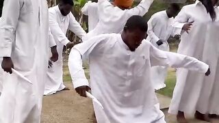 Sabinus finally join white garment as a first timer