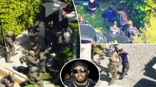 Diddy's LA and Miami mansions are RAIDED by heavily-armed federal agents as part of  trafficking probe: Rapper entourage is hauled out at gunpoint