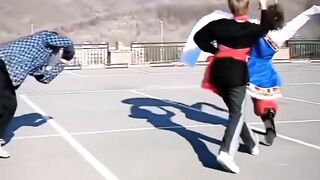 Umbrella dance