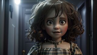 Lilia in the scary house