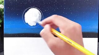 Full Moon Painting | Asrafoul |