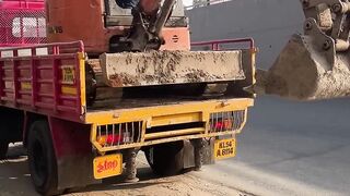 Tata 23 machine shifting Earthmover #shortsfeed #subcribemychannel