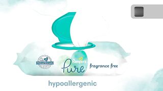Pampers Aqua Pure Sensitive Baby Wipes - 672 Count, 99% Water, Hypoallergenic.