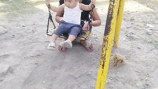 Swing at the Court.