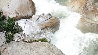 Water fall.