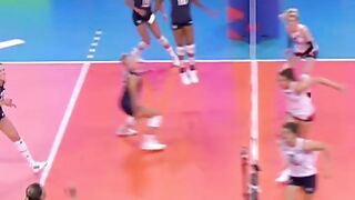 Once in a lifetime-moment from a volleyball couch