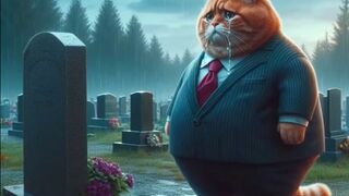 poor cat who lost his wife | Asrafoul |