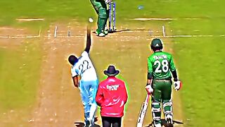 Jofar archer hit stum boll and gone to bounder my video cricket related please spot me