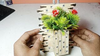 ice cream sticks Wall hanging craft ideas