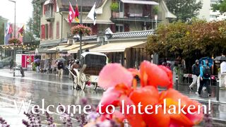 Interlaken Switzerland???????? Walking in the Rain ????️