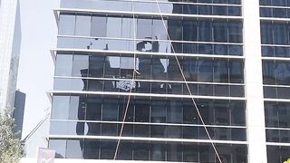 Glass chaning work in Dubai| how to change fassad glass|work life |glass fixing