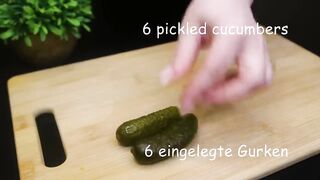 So eine leckere Gurke hast du noch nie gegessen! Schnelles Vorspeisen Rezept