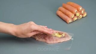 You can’t find such a delight, not even at the restaurant! meat rolls, without