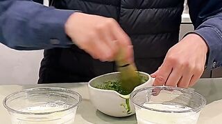A Japanese tea shop in Tsukiji