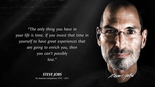 Steve Jobs' Quotes which are better Known in Youth to Not to Regret in old age