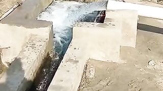 Solar tube well running in Village Life