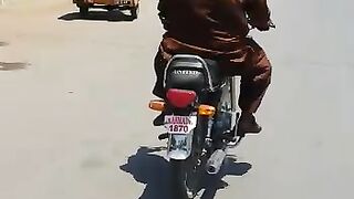 Man fun is bike|
