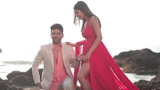 ShahnazGill at new song shooting