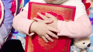 "A Little Princess's Love for  and Quran Sharif"! ❤️