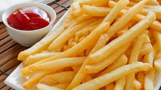 Home made recipe fried chips very tasty and healthy