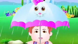 Rhymes rain .rain