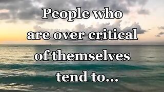 Psychology Deep Fact| People who are over critical of themselves tend to...#shorts #psycologyfacts #motivation