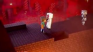 Alex saves steve in minecraft, Epic Time ???? #minecraft