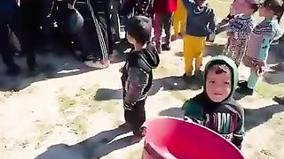How hungry the children of Gaja and Palestine